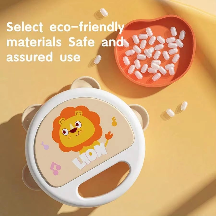 Baby Clapping Tambourine Delicate Tambourines Percussion Instrument Adorable Tambourines Handheld Tambourine Instrument for Kids
