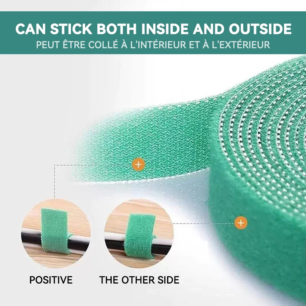 Garden Tape Nylon Cable Tie for Plants Flowers Growing Climbing Reusable Plant Support Hook-And-Loop Fastener Garden Accessories