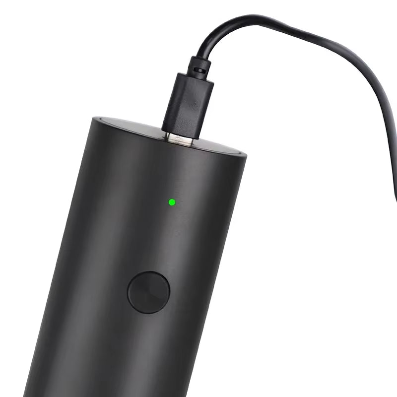 USB Rechargeable Electric Salt and Pepper Grinder Adjustable Coarseness Large Capacity Auto Spices Grinders Kitchen Cooking Tool